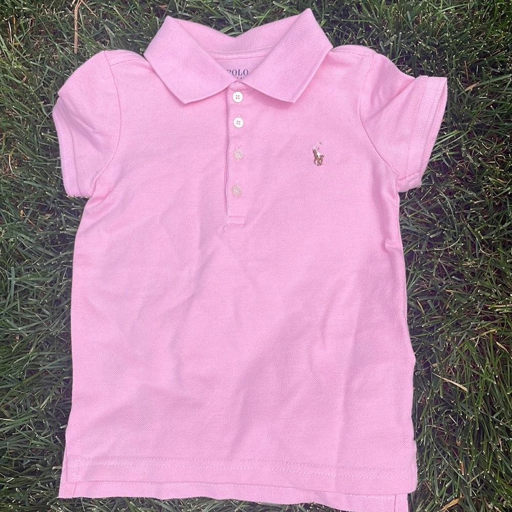 Girls Polo Ralph Lauren collard shirt